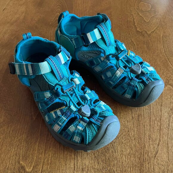 Keen turquoise Whisper sandals 13 - Picture 1 of 14
